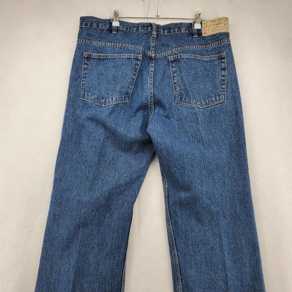 RedHead Jeans Men's Straight Leg 5-Pocket Relaxed Fit Denim Blue 36/30 ach43 - Picture 11 of 12